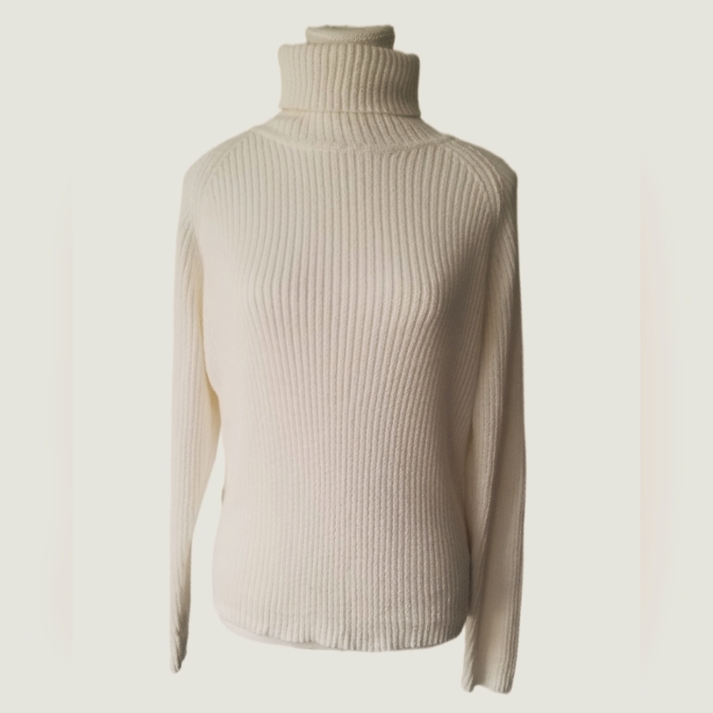Women's Plus Ribbed Tight Knit Cozy & Warm Turtleneck Sweater XL(18)
